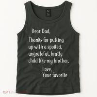 Dad Thanks For Putting Up With My Brother Tank Top thumb 2