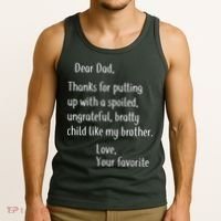 Dad Thanks For Putting Up With My Brother Tank Top thumb 3