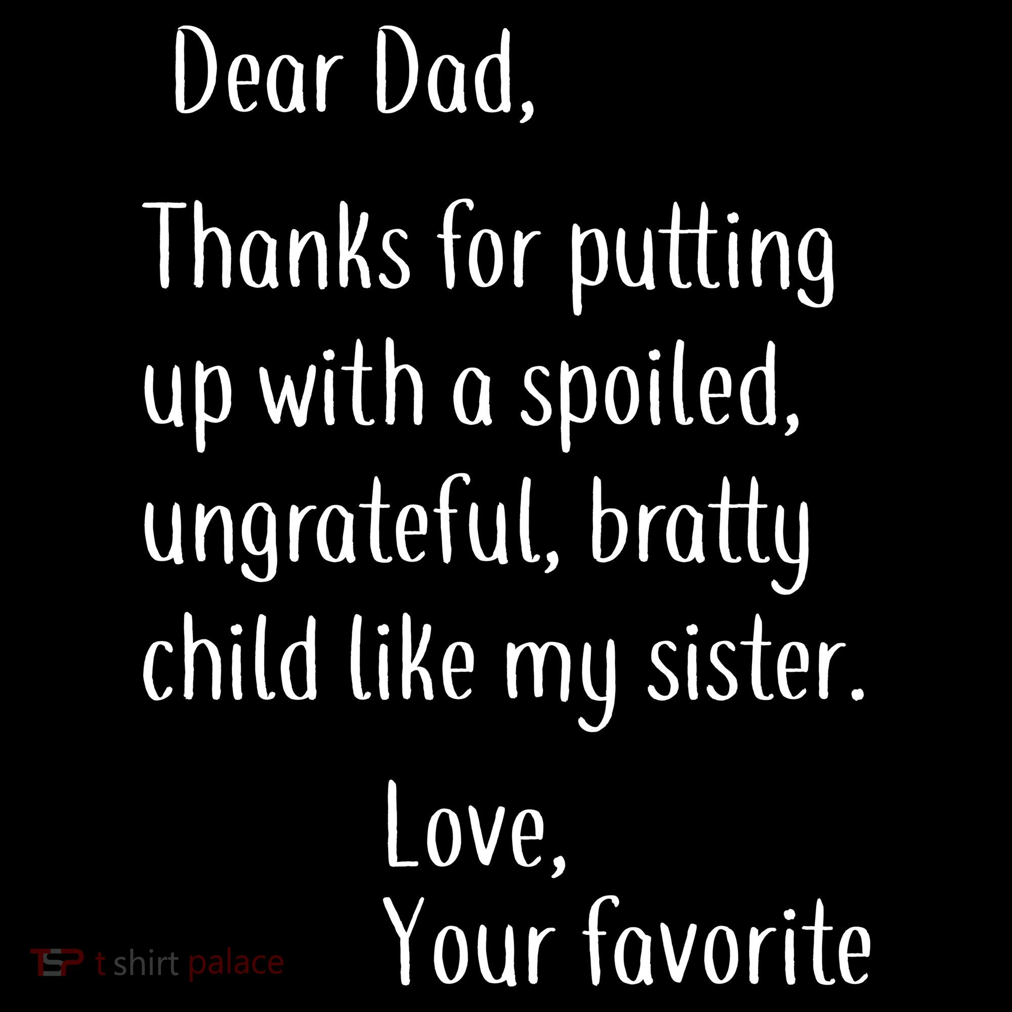 Dad Thanks For Putting Up With My Sister Ornament