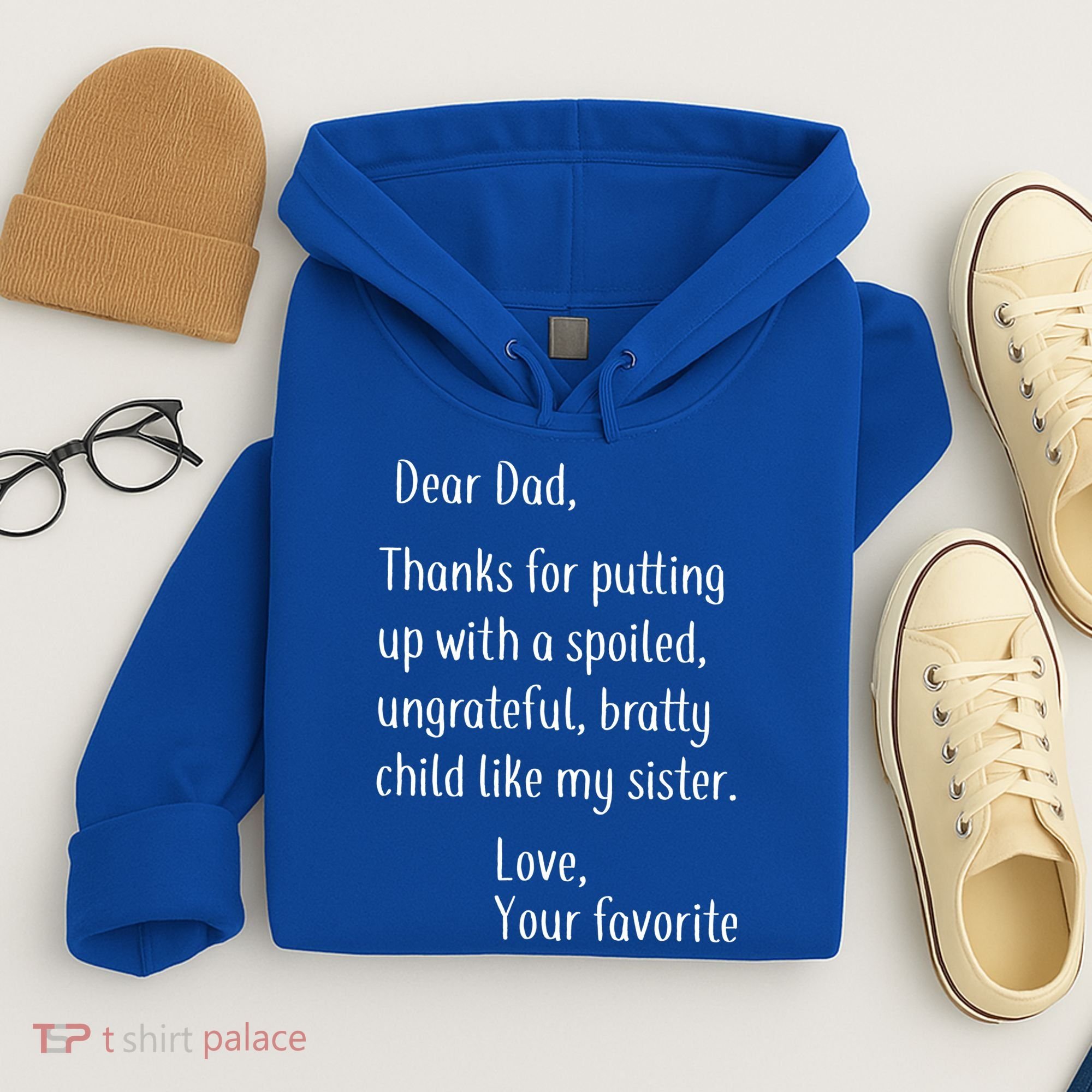 Dad Thanks For Putting Up With My Sister Hoodie