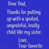 Dad Thanks For Putting Up With My Sister Button thumb 1