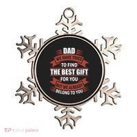 Dad The Best Gift For You Ornament thumb 0