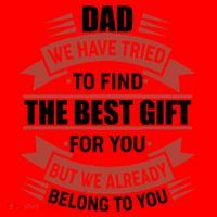 Dad The Best Gift For You Santa Hat thumb 1