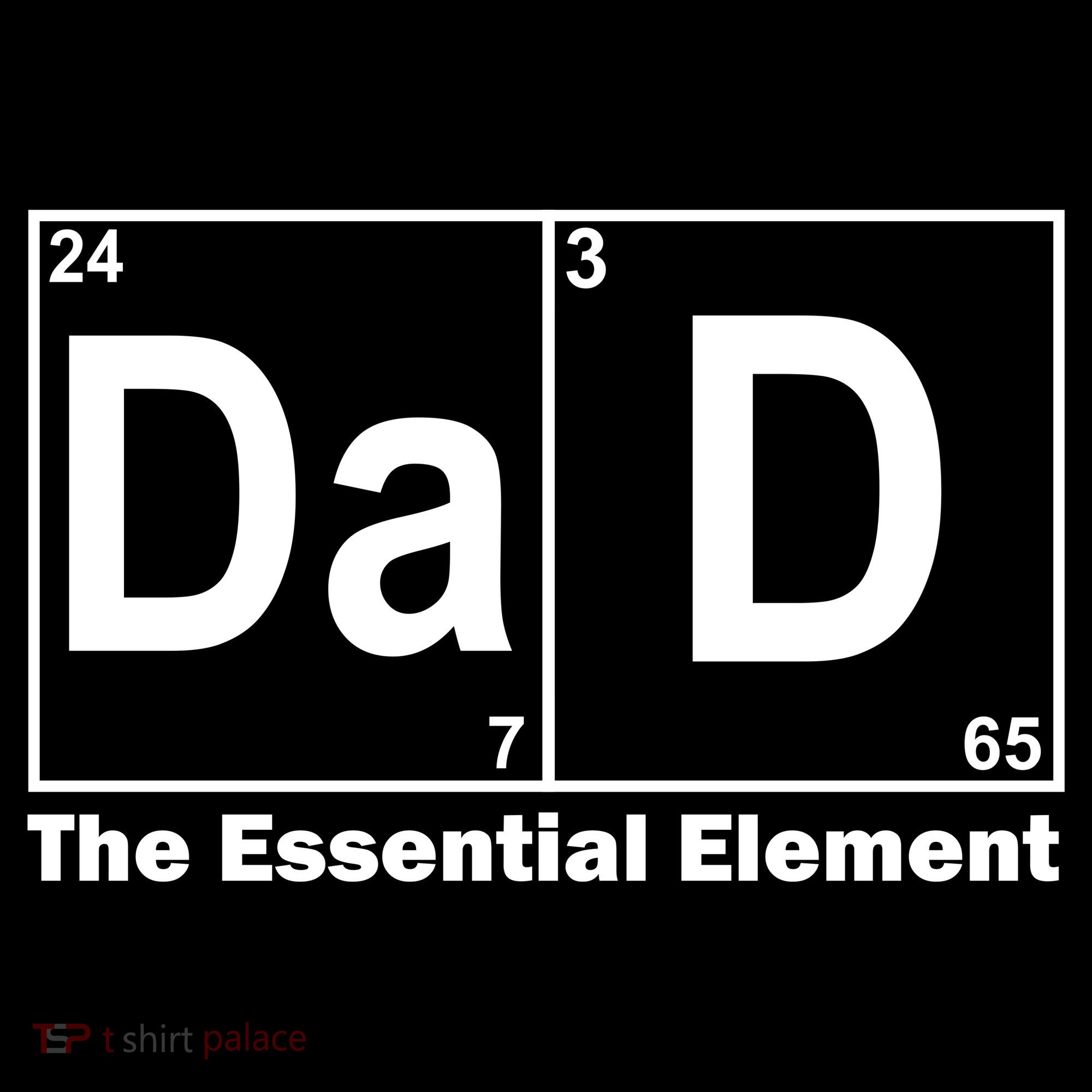 Dad The Essential Element Table Long Sleeve Shirt