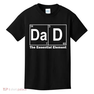 Dad The Essential Element Table Kids T-Shirt