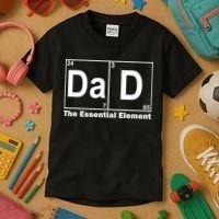 Dad The Essential Element Table Kids T-Shirt thumb 3