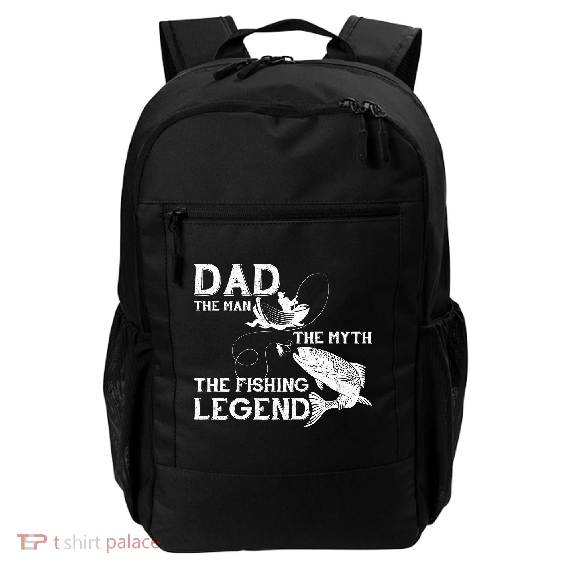 Dad The Fishing Legend Backpack