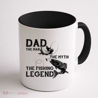 Dad The Fishing Legend Coffee Mug thumb 1