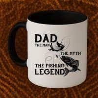 Dad The Fishing Legend Coffee Mug thumb 2