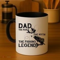 Dad The Fishing Legend Coffee Mug thumb 4
