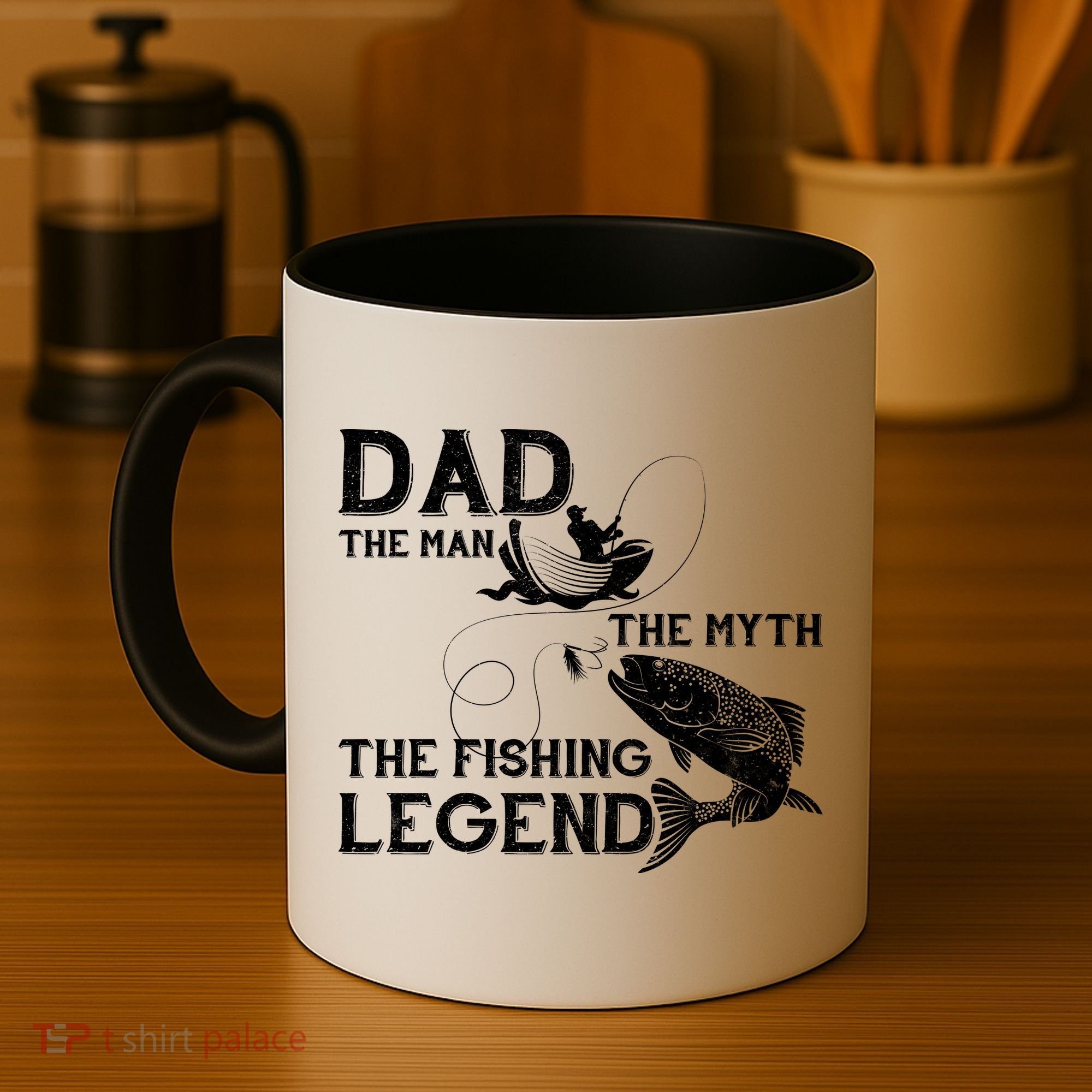 Dad The Fishing Legend Coffee Mug