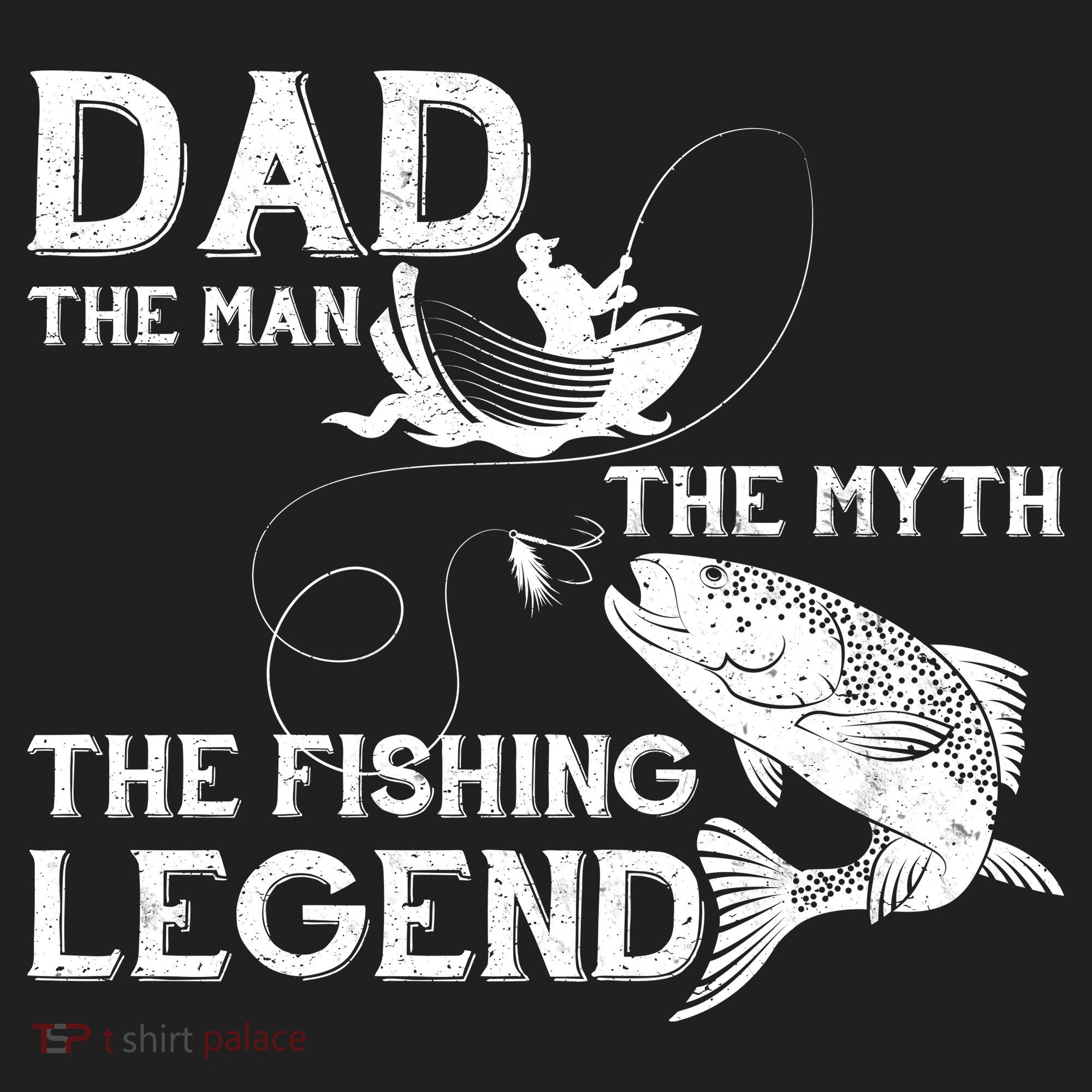 Dad The Fishing Legend Beanie
