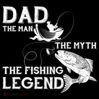 Dad The Fishing Legend Women's Hoodie thumb 2