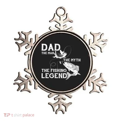 Dad The Fishing Legend Ornament