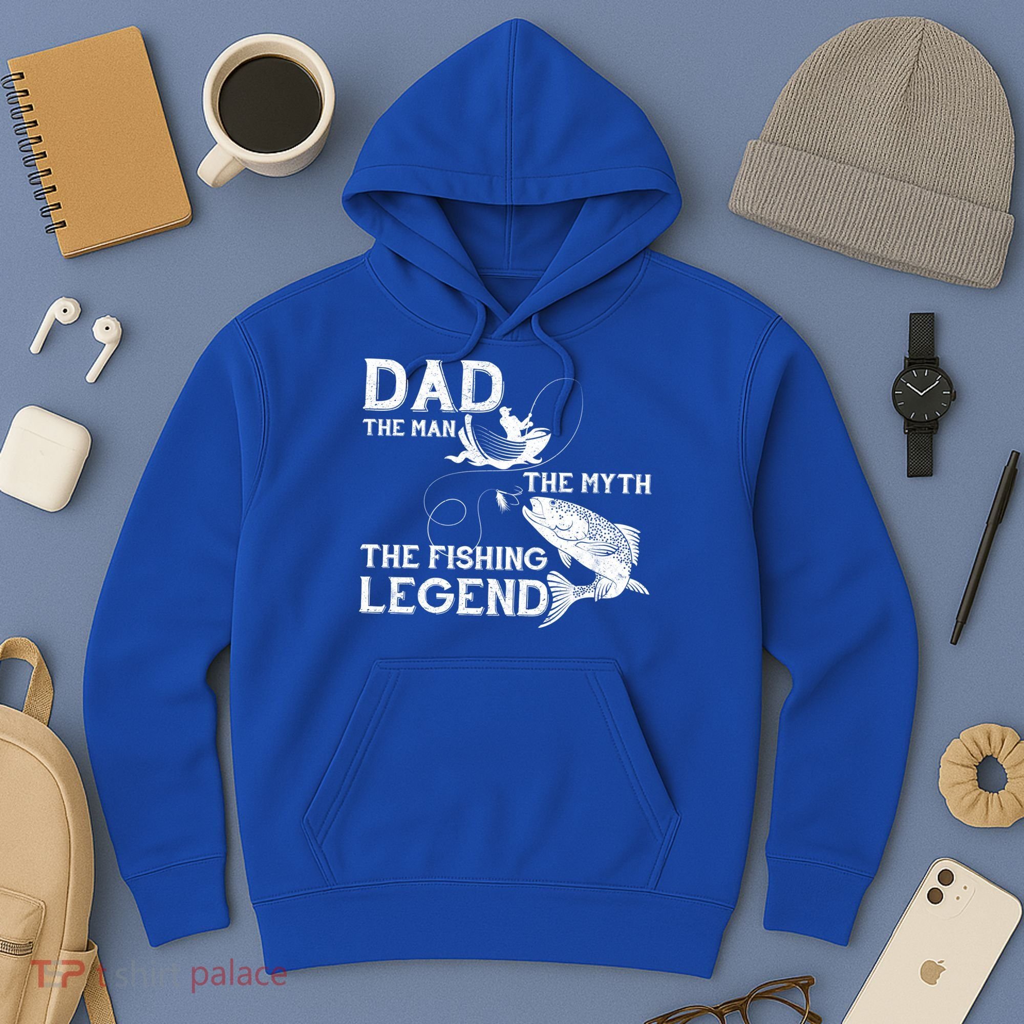 Dad The Fishing Legend Hoodie