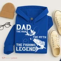 Dad The Fishing Legend Hoodie thumb 4