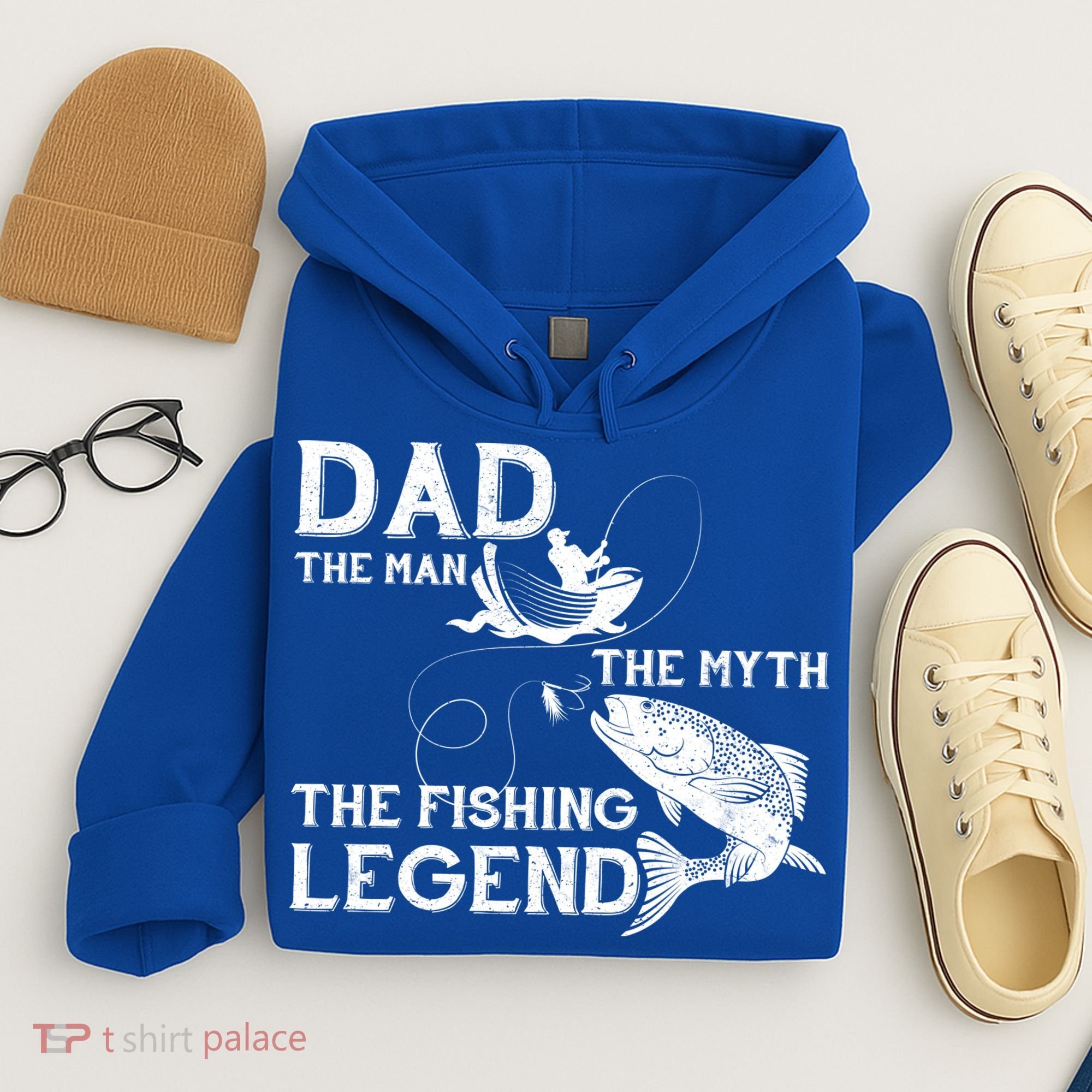 Dad The Fishing Legend Hoodie