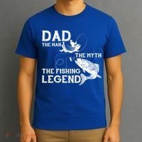 Dad The Fishing Legend T-Shirt thumb 3