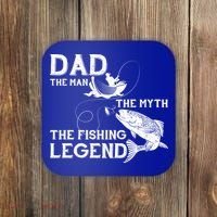 Dad The Fishing Legend Coaster thumb 0