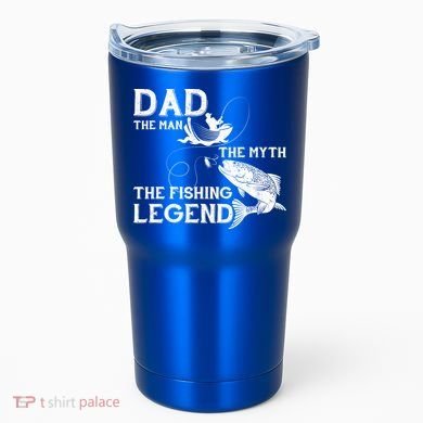Dad The Fishing Legend Tumbler