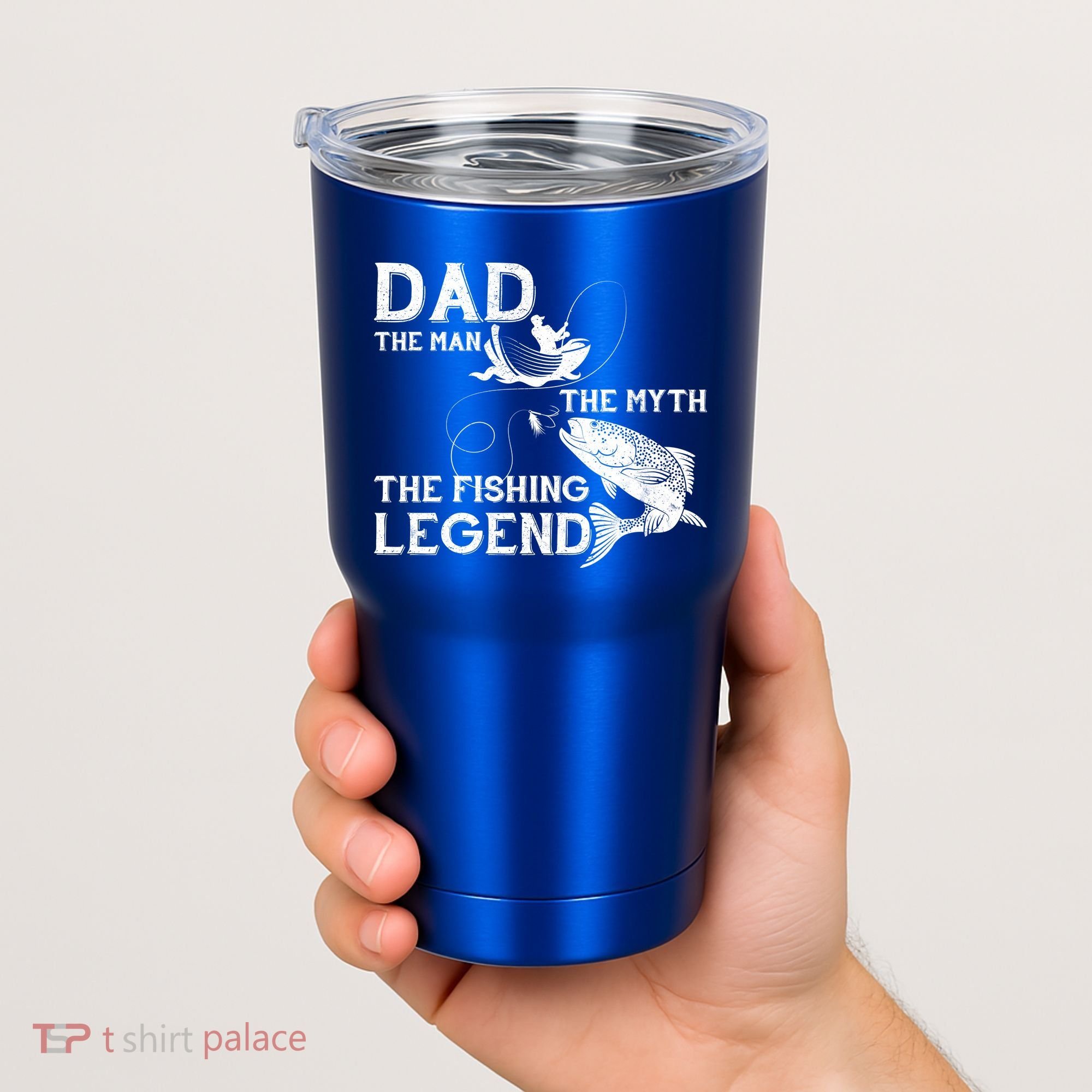 Dad The Fishing Legend Tumbler
