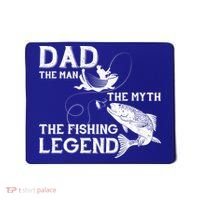 Dad The Fishing Legend Mousepad thumb 0