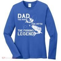 Dad The Fishing Legend Women's Long Sleeve Shirt thumb 0
