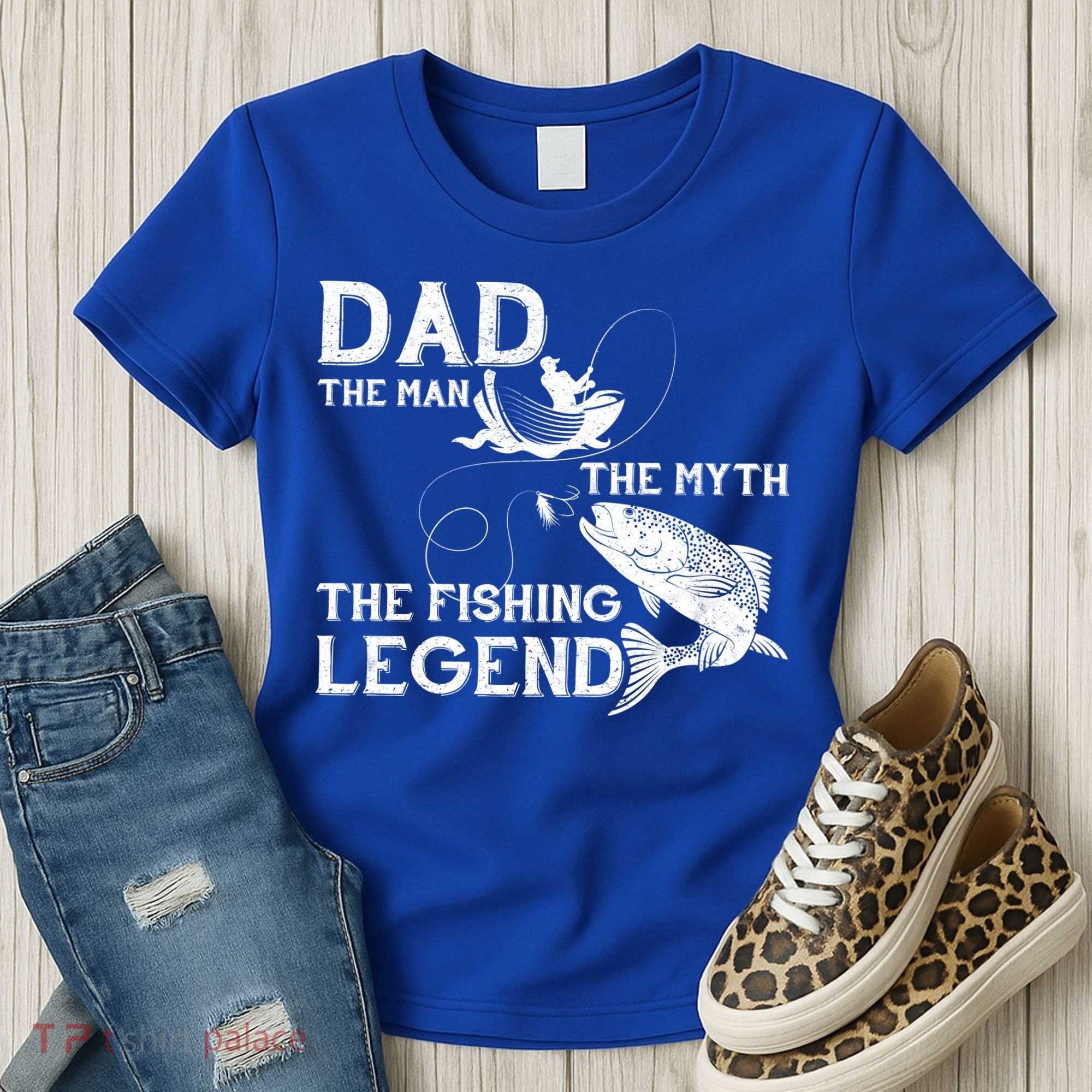 Dad The Fishing Legend Women's T-Shirt