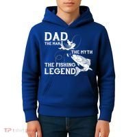 Dad The Fishing Legend Kids Hoodie thumb 4