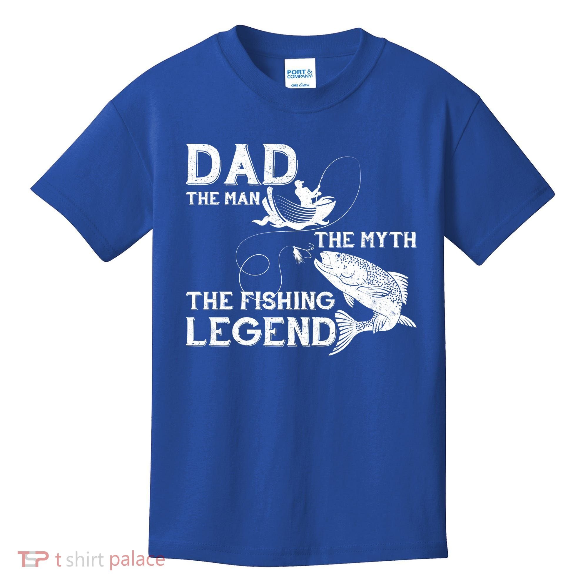 Dad The Fishing Legend Kids T-Shirt