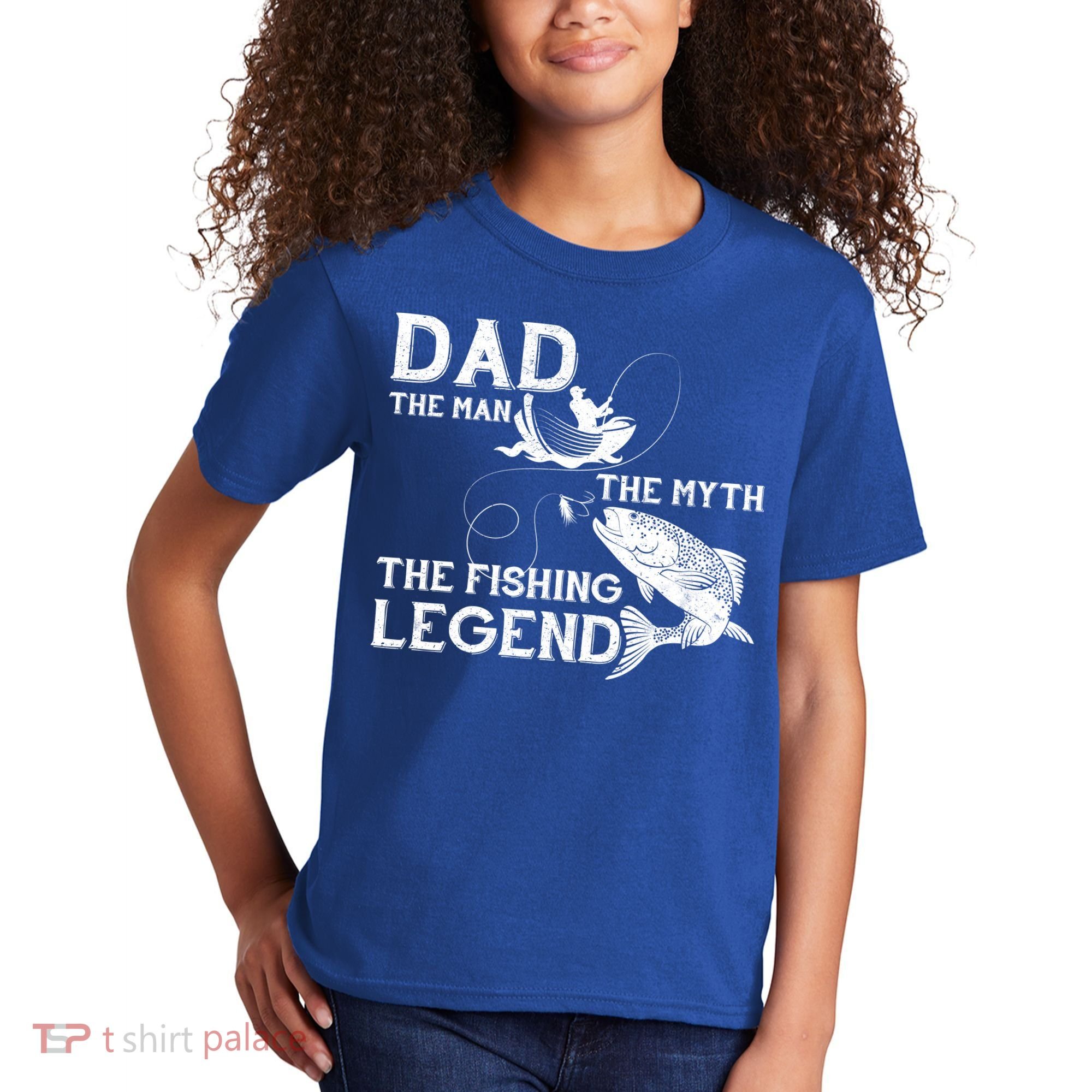 Dad The Fishing Legend Kids T-Shirt