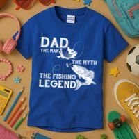 Dad The Fishing Legend Kids T-Shirt thumb 3