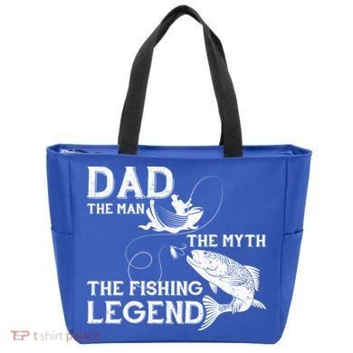 Dad The Fishing Legend Tote Bag
