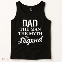 Dad The Man Myth Legend Tank Top thumb 2