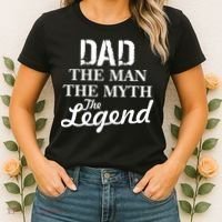 Dad The Man Myth Legend Women's T-Shirt thumb 2