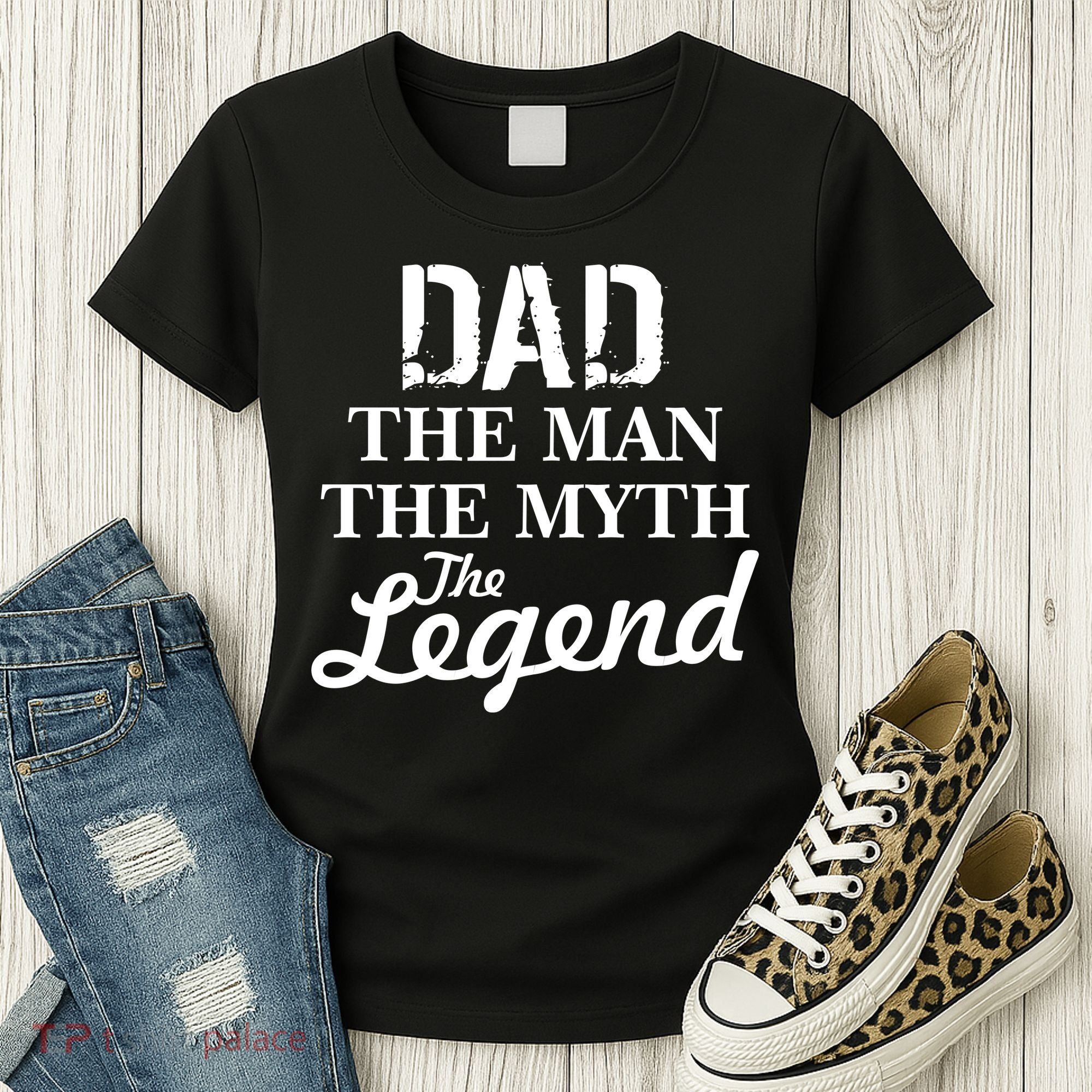 Dad The Man Myth Legend Women's T-Shirt
