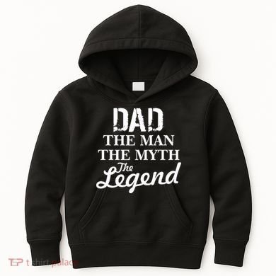 Dad The Man Myth Legend Kids Hoodie
