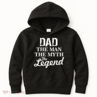 Dad The Man Myth Legend Kids Hoodie thumb 0