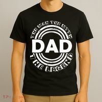 Dad The Man Myth The Legend Funny T-Shirt thumb 3
