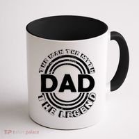 Dad The Man Myth The Legend Funny Coffee Mug thumb 1