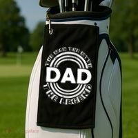 Dad The Man Myth The Legend Funny Golf Towel thumb 2
