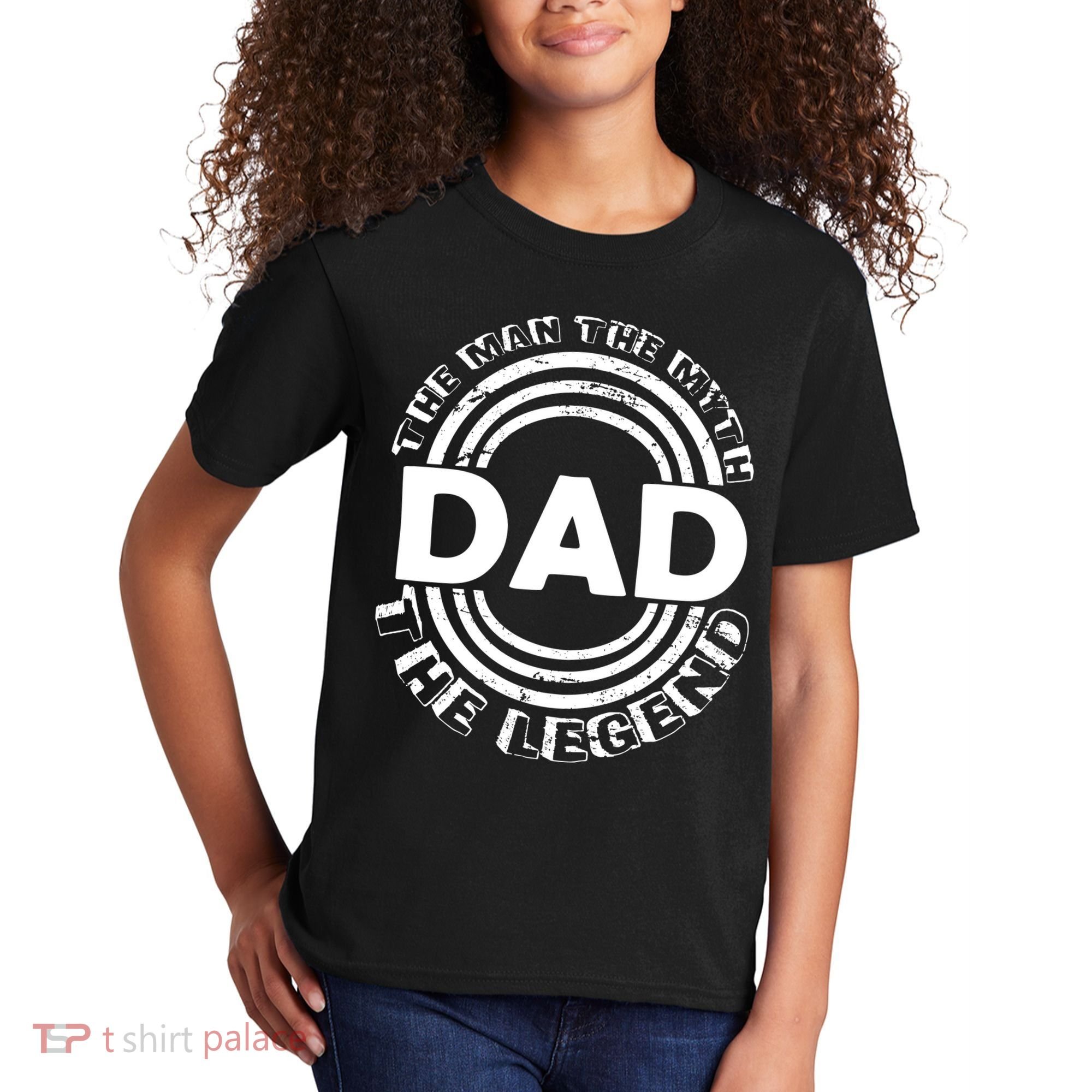 Dad The Man Myth The Legend Funny Kids T-Shirt