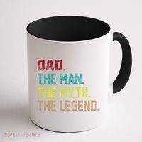 Dad The Man The Myth The Legend  Coffee Mug thumb 1