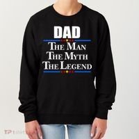 Dad The Man The Myth The Legend Stars Women's Sweatshirt thumb 0