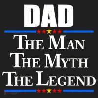 Dad The Man The Myth The Legend Stars Women's Sweatshirt thumb 2