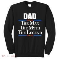Dad The Man The Myth The Legend Stars Sweatshirt thumb 0