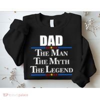 Dad The Man The Myth The Legend Stars Sweatshirt thumb 2