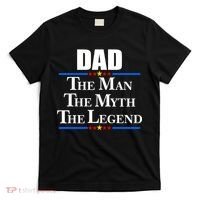 Dad The Man The Myth The Legend Stars T-Shirt thumb 0