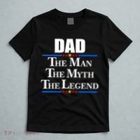 Dad The Man The Myth The Legend Stars T-Shirt thumb 5