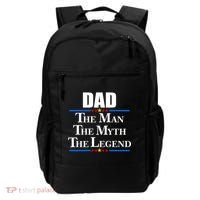 Dad The Man The Myth The Legend Stars Backpack thumb 0